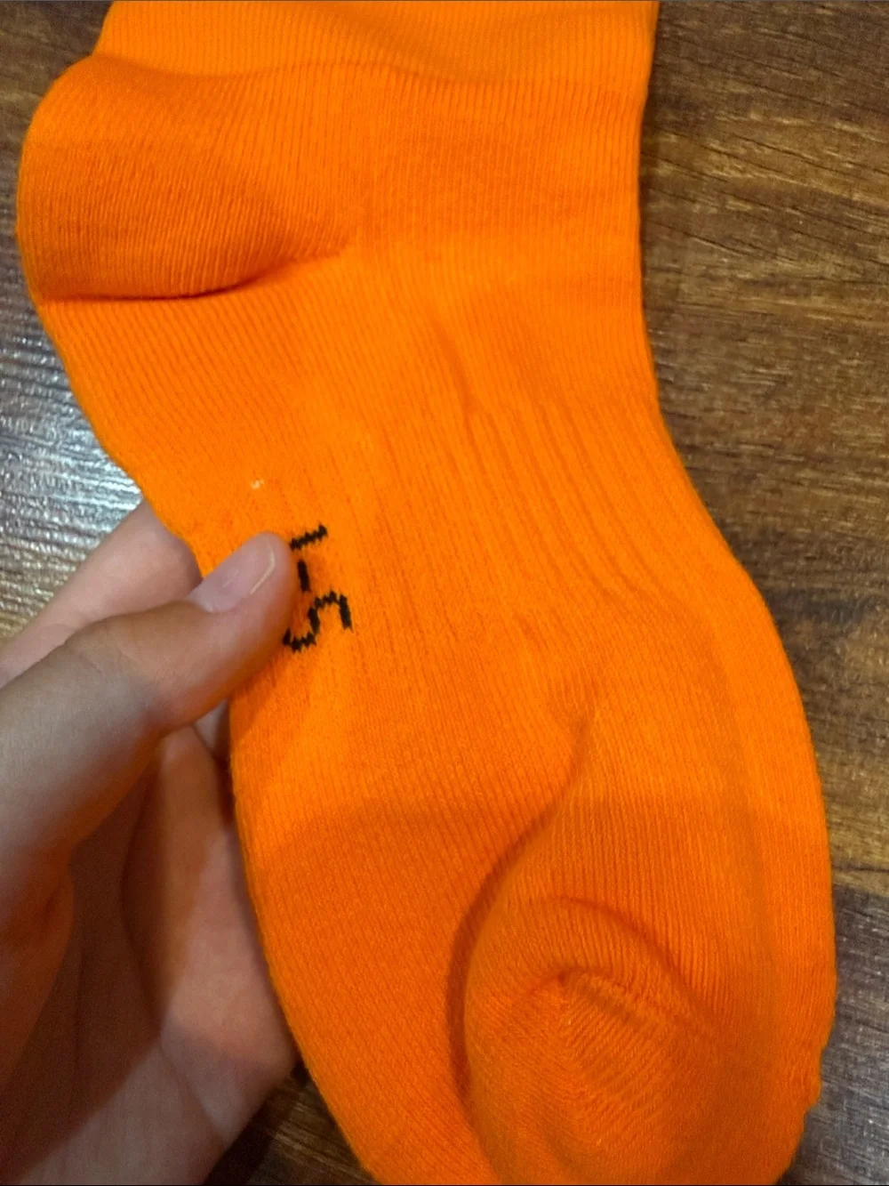 Kids Soccer Sport Performance Crew Socks in Bright Orange - Pack of 4